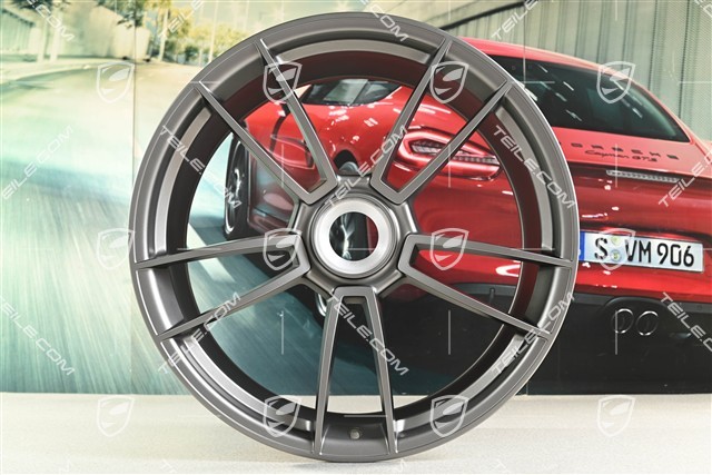 21" Felga Turbo S, 11J x 21 ET66, Platinum satynowy półmat