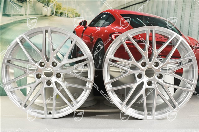 21" Komplet felg Cayenne RS Spyder Design, 11J x 21 ET58 + 9,5J x 21 ET46