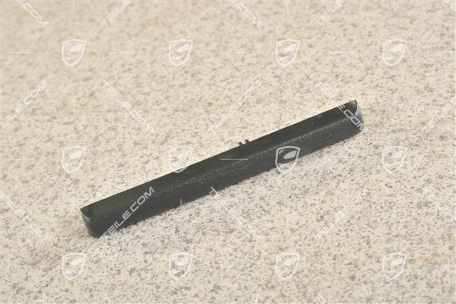 Dashboard trim moulding, LHD, outer, Black Grey, L