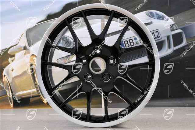 20" Komplet felg RS Spyder, 9,5 J x 20 ET 65 + 11 J x 20 ET 68, czarne