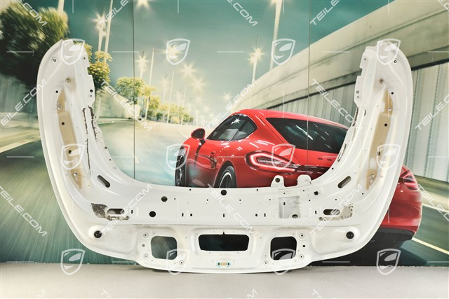 Targa, Lid / flap /cover convertible top compartm, with rear window wiper