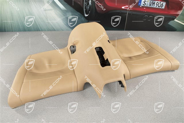 Coupe / Cabrio / Targa, Sitzkissen, hinten, Leder Luxorbeige