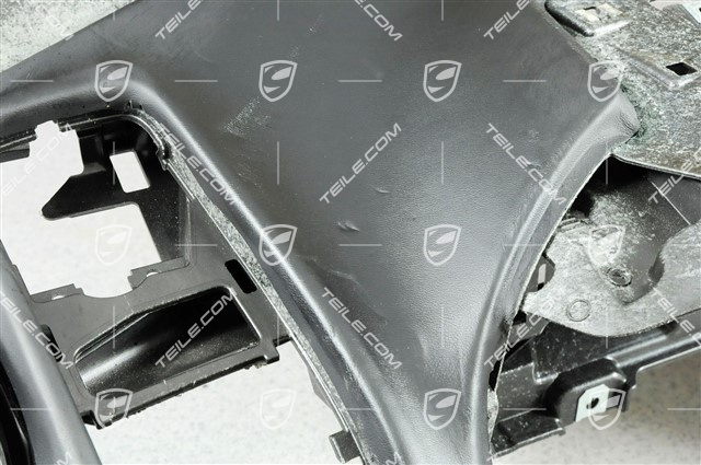 Schalttafelverkleidung / Armaturenbrett, Oberteil, Sport Chrono, Leder Schwarz (beschädigt)