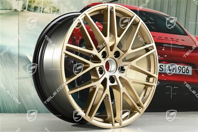 21-inch wheel rim set Cayenne RS Spyder Design, 11J x 21 ET58 + 9,5J x 21 ET46, neodyme