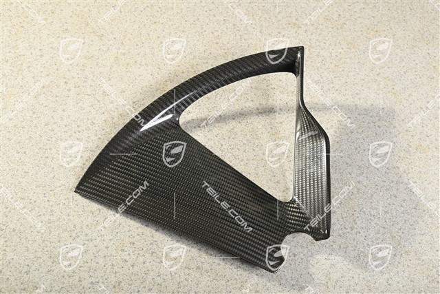 21-Zoll Taycan Exclusive Design Schmiederäder Radzierblende aus Carbon, vorne, R
