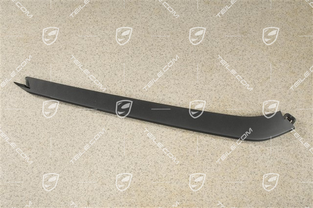 Disc / cover lower for front bumper retaining frame, Black, R