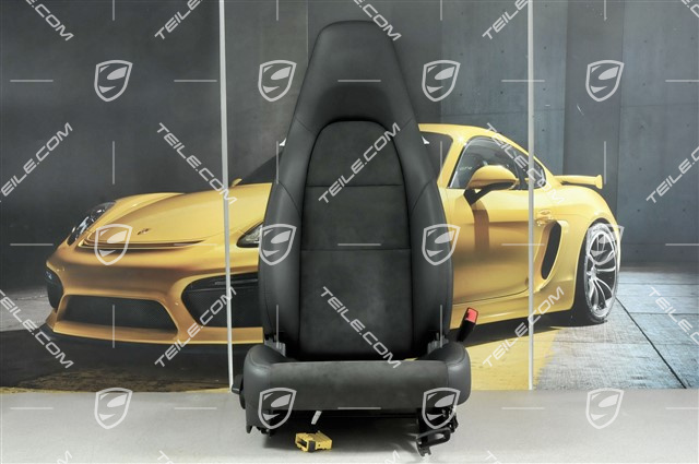 Sitz, manual einstellbar, Kunstleder-Alcantara, schwarz, R