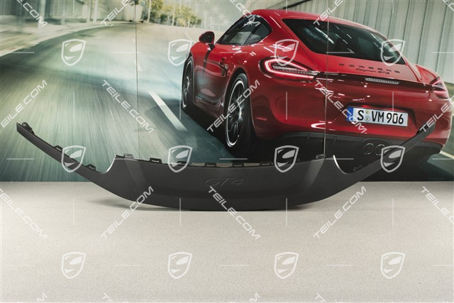 GT4, Dokładka / spoiler przedniego zderzaka, czarna satyna