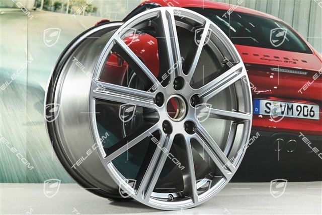 20" Felga Panamera Turbo, 9,5J x 20 ET71, Adamantium