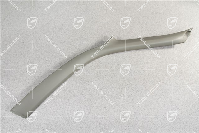 Verkleidung von A-Säule, Leder, Graffitigrau, Coupe, L
