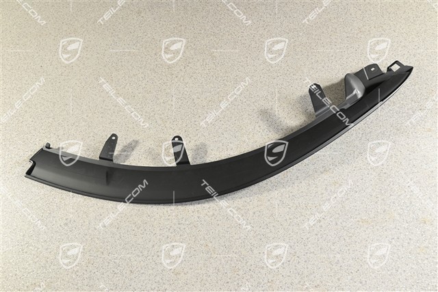 Turbo, Trim cover for rear light, black matt, L