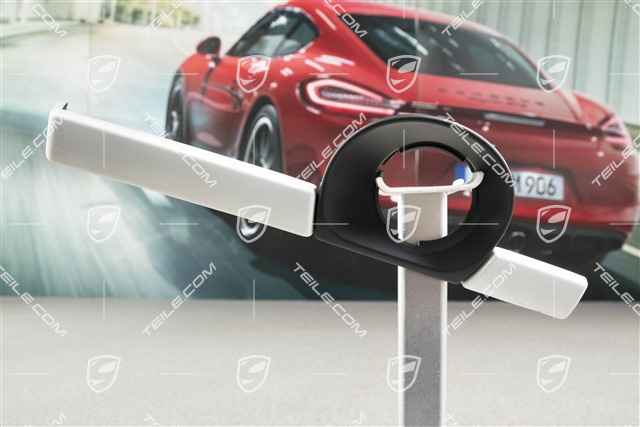 Trim. Ignition switch, Satin aluminium/Black