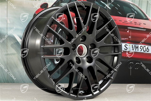 20" Felgensatz RS Spyder, 9J x 20 ET57, Schwarz Seidenmatt