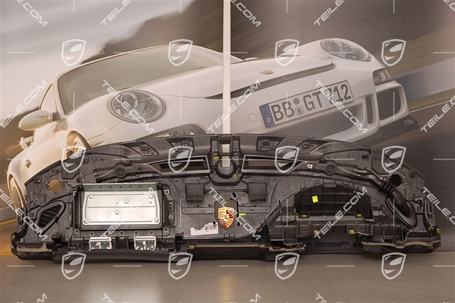 Dashboard, upper part, black leather, Sport Chrono Package