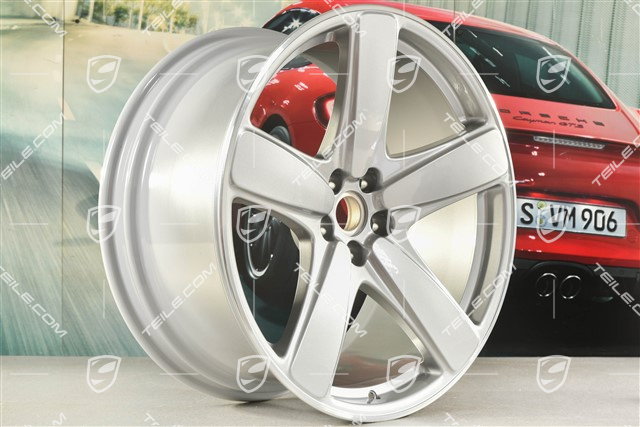 21-inch wheel rim "Sport Classic", 10J x 21 ET 19, silver metallic