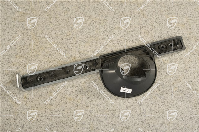 Dashboard trim moulding - Ignition switch, Satin Chrome / Black