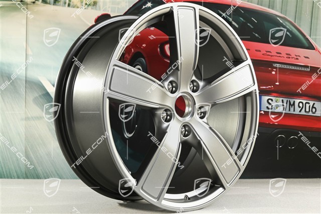20" Felge Carrera Sport, 8,5J x 20 ET57, platinum seidenmatt