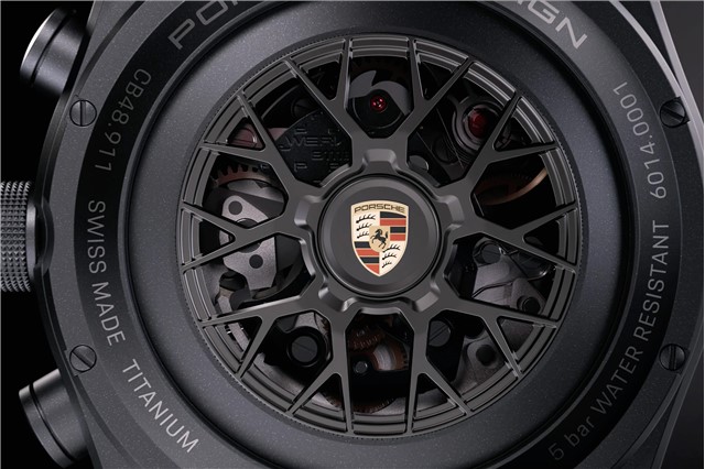 Porsche Design 911 992 Custom-built Chronograph, black titanium, caliber WERK 01.100