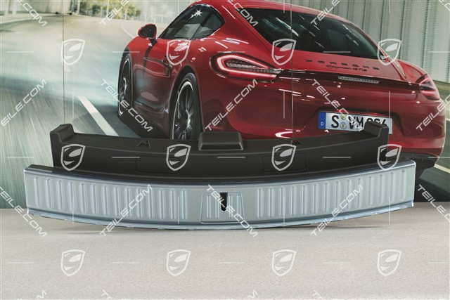 Blenda / osłona zamka, górna, czarna