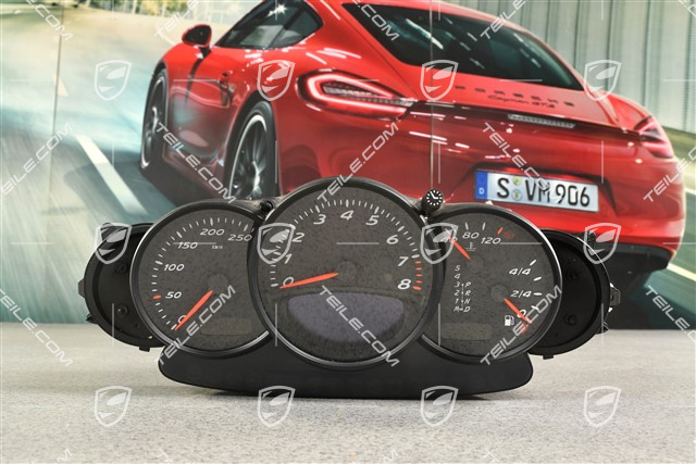 Instrument cluster / Speedometer, Tiptronic transmission, standard package, on-board computer