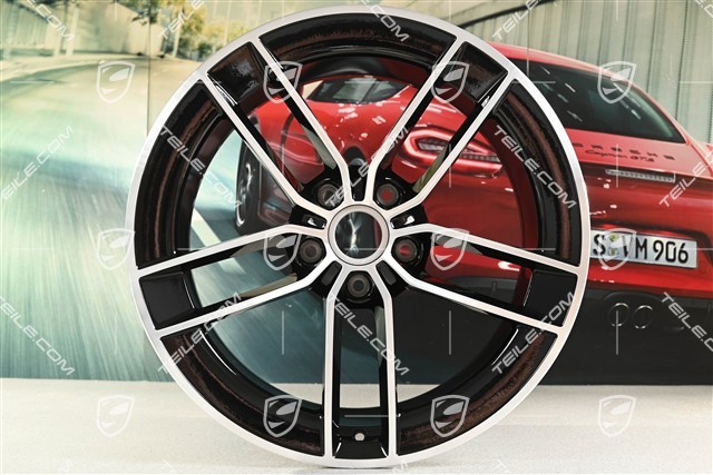 21" felga Carrera Exclusive Design, 11,5J x 21 ET79, czarny wysoki połysk