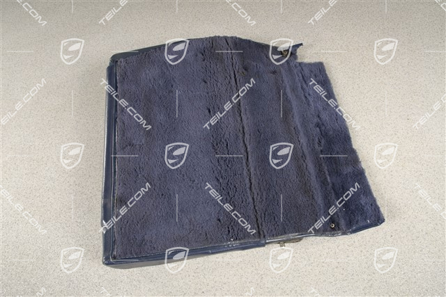 Back seat backrest, Cabrio, Leatherette, Cobalt blue, R