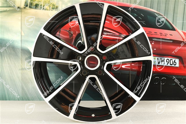 21" Felga AeroDesign / PHEV, 11J x 21 ET58, czarny wysoki połysk