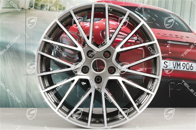 21" Komplet felg Cayenne RS Spyder, 11J x 21 ET49 + 9,5J x 21 ET46, do Cayenne Coupe