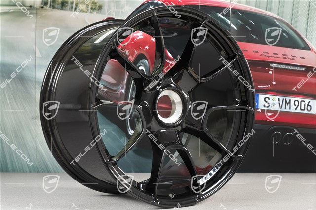 20" Felga 911 Turbo S Exclusive Design, 11,5J x 20 ET56, czarny wysoki połysk