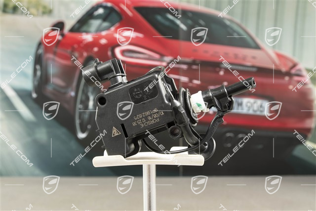 Mechanizm zamykający pokrywę wtyczki ładowania