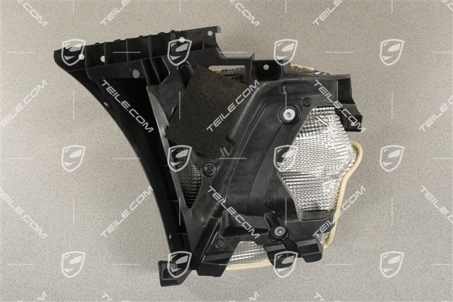 Retaining frame, incl. heat shield, GT3 / Speedster, L