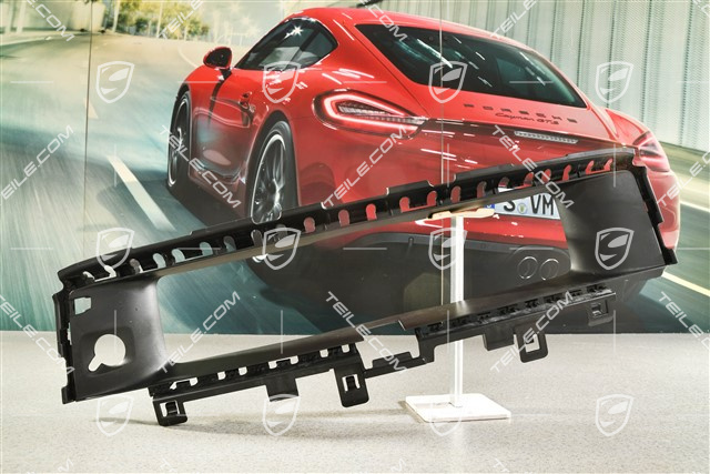 Turbo, Front bumper Grille / Insert Cover, ACC with InnoDrive, Nightvision, Real Top View, Black matte