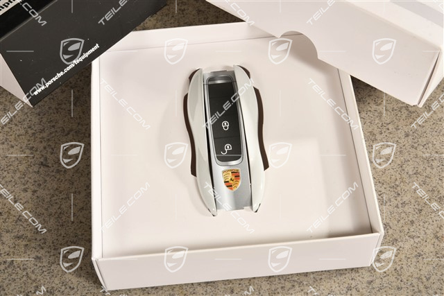 Key cap, lacquered, set, Carrarawhite