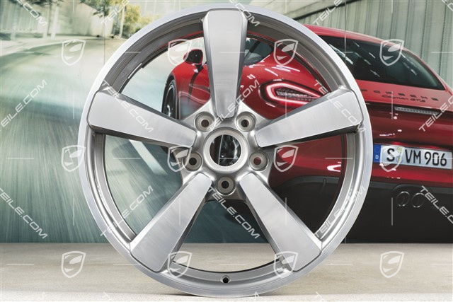 20" Felga Carrera Exclusive, 8,5J x 20 ET53, platynowy srebrny