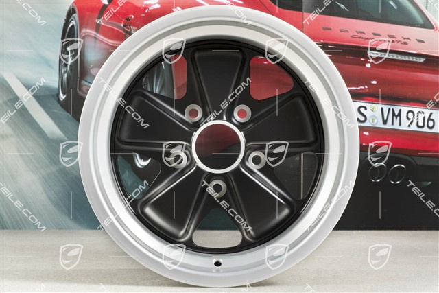 15" Fuchsfelge 8J x 15 ET10,6, mit schwarzem Felgenstern