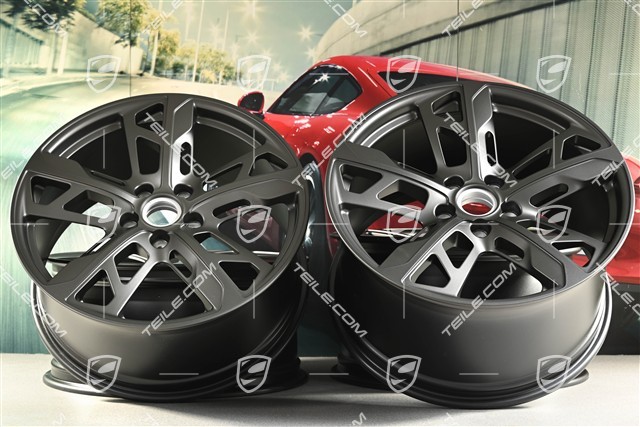 21" Wheel rim set Cross Turismo Design, 9,5J x 21 ET60 + 11,5J x 21 ET66, in Turbonite