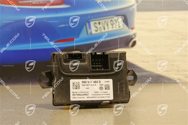 Control unit rear spoiler Control unit rear spoiler