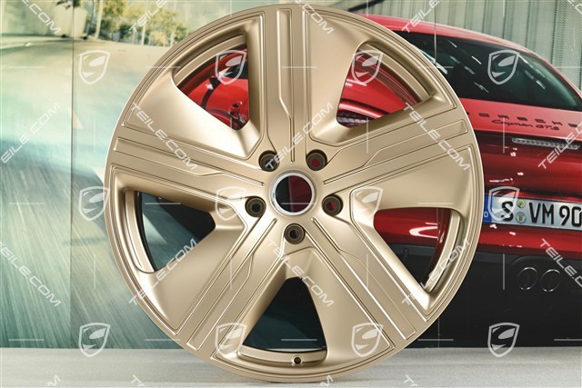 22-inch Macan Exclusive Design wheel rim set, 9J x 22 ET29 + 11J x 22 ET47, neodyme
