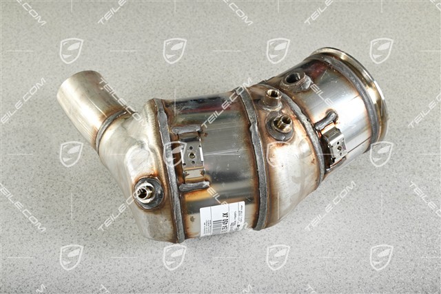 Catalytic converter with GPF, cyl. 4-6, R