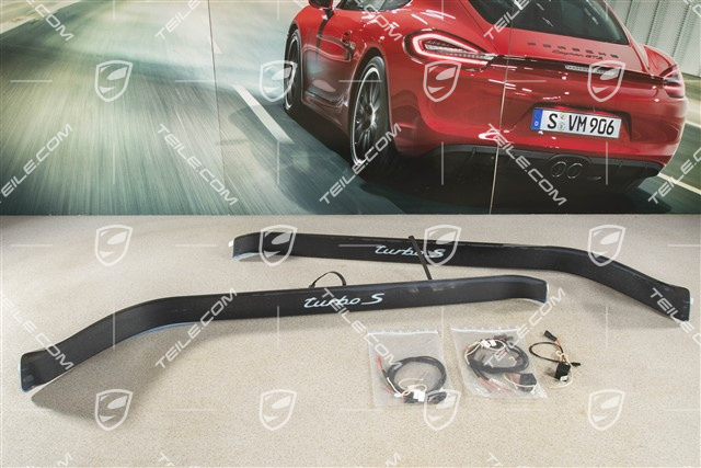 Listwy ozdobne z oświetleniem, CARBON, Turbo, komplet (L+R)