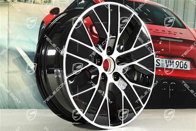 20" Macan S wheel rim, 7.5J x 20 ET32, high gloss black