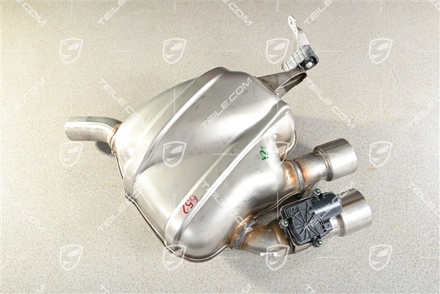 2,0L Nachschalldämpfer, ohne Endrohr, L