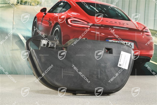 Prowadnica powietrza Turbo / GTS, czarna satyna, R