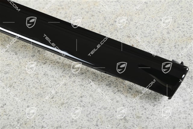 Listwa ozdobna na drzwi przednie, zawiera uszczelkę, Czarny połysk, L