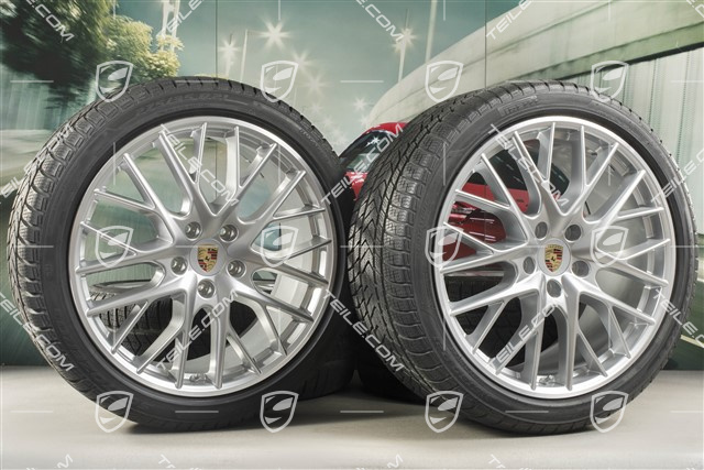 21" Winterräder Satz "SportDesign", Felgen 9,5 J x 21 ET71 + 10,5 J x 21 ET71 + Pirelli Sottozero III Winterreifen 275/35 R21 + 315/30 R21