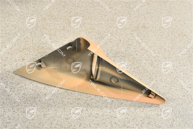 Verkleidung / Abdeckung, Aussenspiegel, Sandbeige, Fahrerseite, RHD
