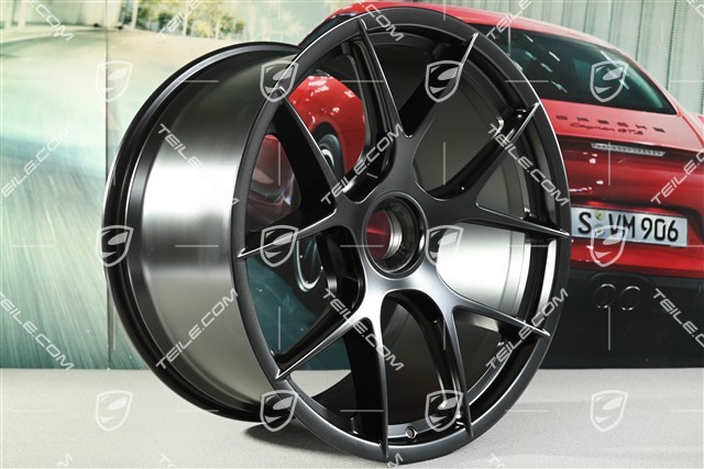21" Felga GT3 Magnesium, magnezowa, 12J x 21 ET45, czarna satynowa