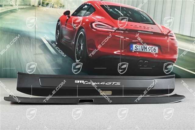 Schwellerleiste / Einstiegleiste - Blende mit Schriftzug Targa 4 GTS, Beleuchtet, Satz L+R