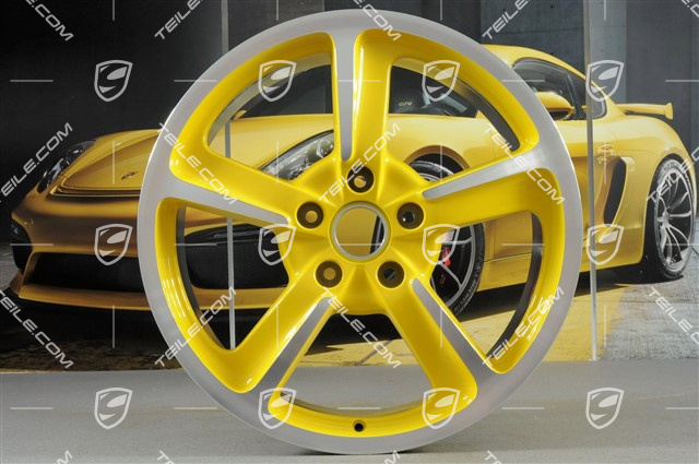 20" Komplet felg SportTechno, 8.5J x 20 ET57 + 10J x 20 x ET50, żółty Racing Yellow