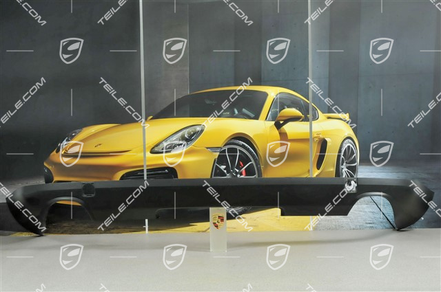 Stoßstange hinten, Unterteil, V6 3.2L 177KW / V8 4.5L 250KW, schwarz